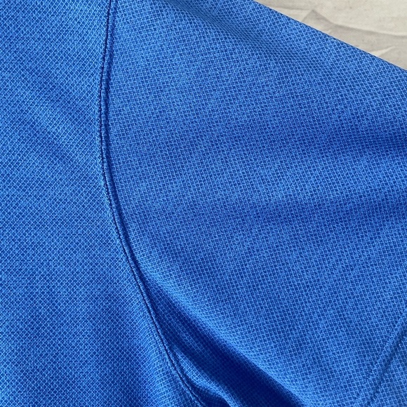 Haggar Blue Polo Shirt Classic Style - Picture 6 of 6